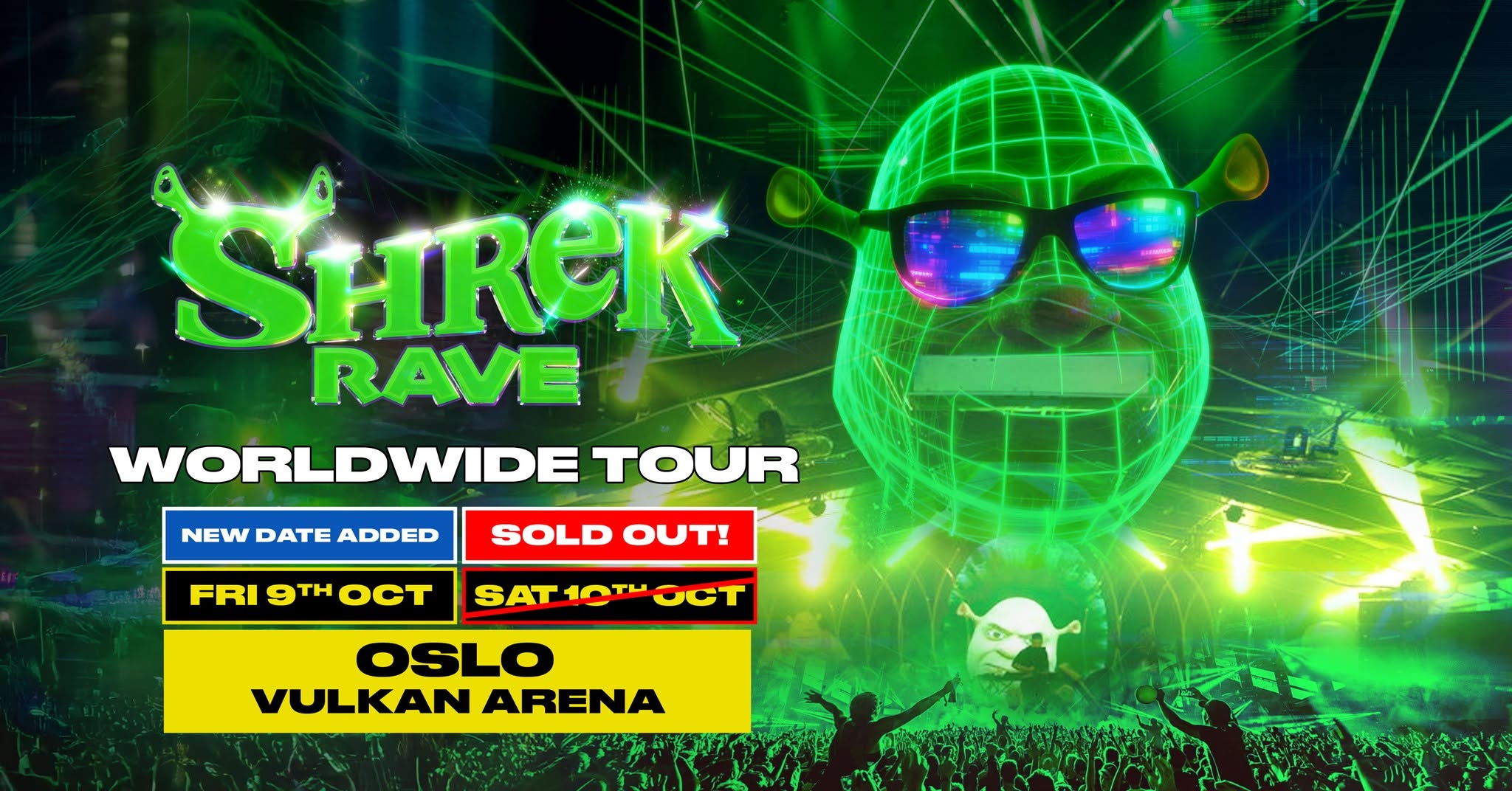 Shrek Rave Is Coming To Oslo! NEW DATE ADDED!