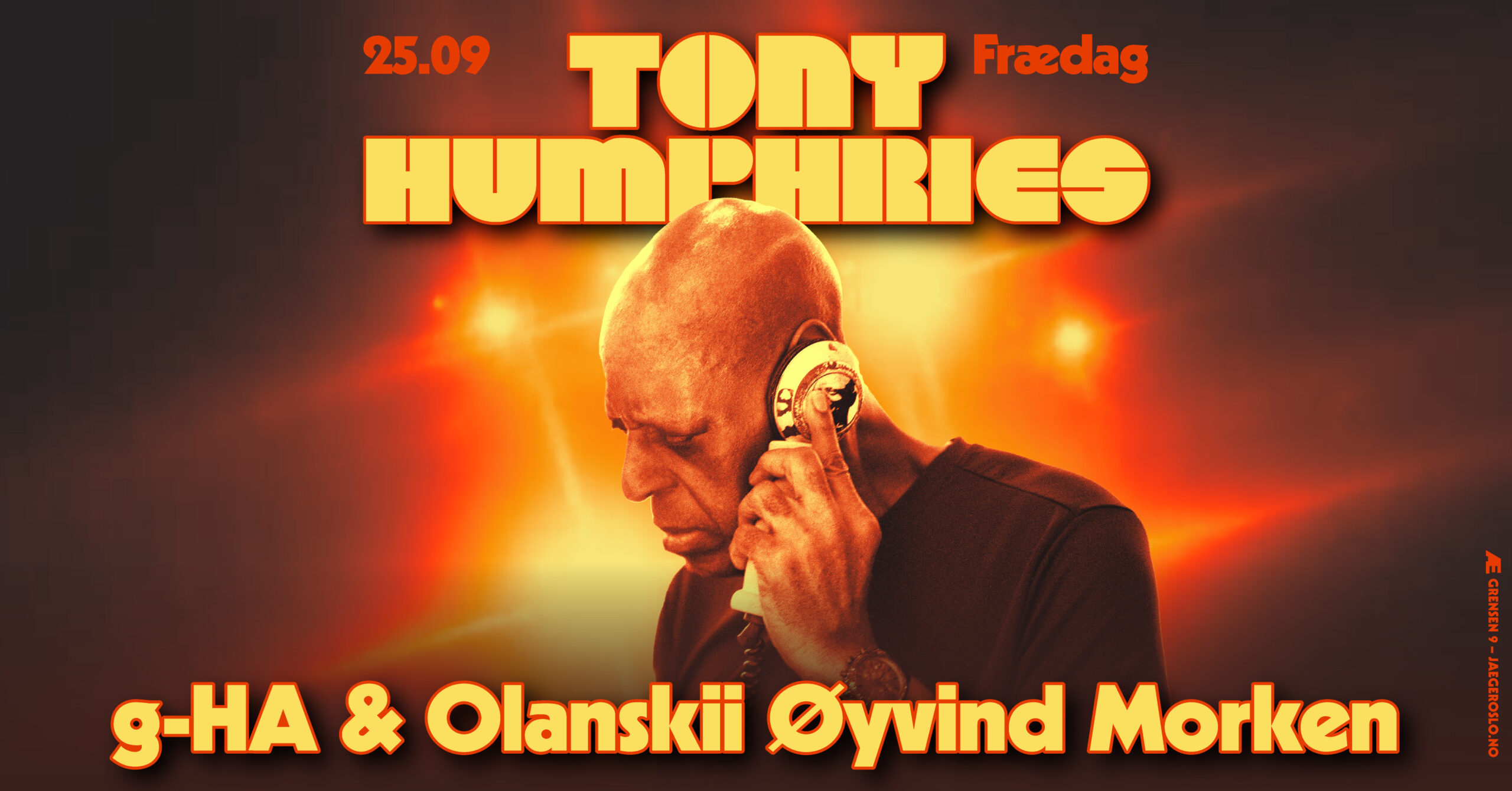 FRIDAY Frædag: Tony Humphries (all night long)